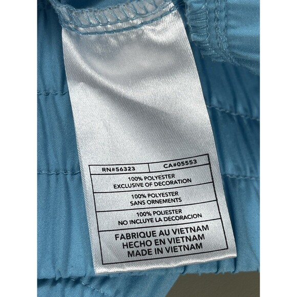 VTG Y2K 90s Nike Baby Blue Lightweight Full Zip Track Activewear Jacket XL - Picture 12 of 13